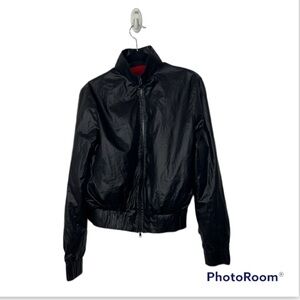 SPLIT 59 black zipper up jacket size XS